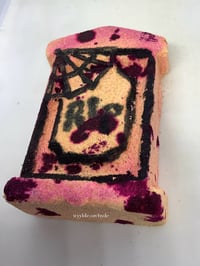 Image 6 of Here Lies…Tombstone Bathbomb Handmade Vegan Headstone Halloween Horror Spooky Bath Products Gifts
