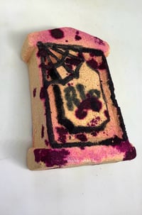 Image 7 of Here Lies…Tombstone Bathbomb Handmade Vegan Headstone Halloween Horror Spooky Bath Products Gifts