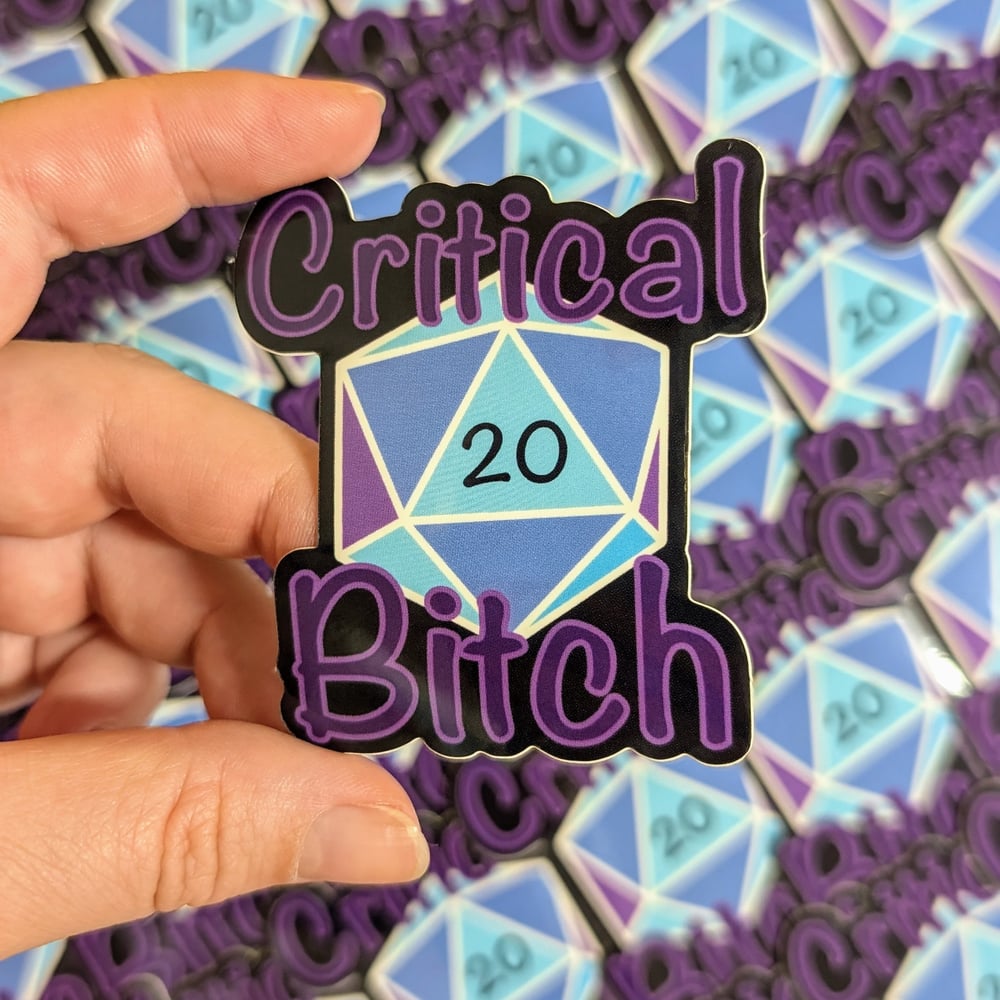 Image of Critical Bitch sticker