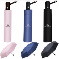 Mini Umbrella Exist Folding, Anti UV, Rain, Sun, Portable, Windproof, Observer, Parasol, Woman, Man,