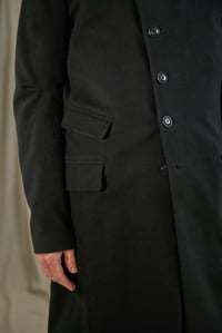 Image 5 of East End Molskin Coat - Black 