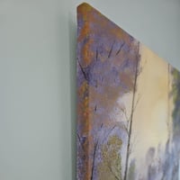 Image 3 of Calm Lakeshore - 20" x 16" Oil Painting