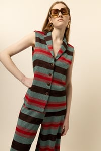 Image 2 of GILET CASSIOPEA NAVAJO ROSSO