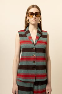 Image 3 of GILET CASSIOPEA NAVAJO ROSSO