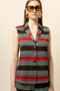 Image 4 of GILET CASSIOPEA NAVAJO ROSSO