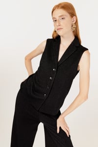 Image 1 of GILET CASSIOPEA CIRCLE DANCE NERO