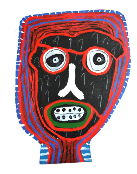 Image of Wooden Mask #1