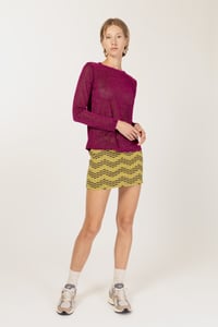 Image 1 of MAGLIA MADAGASCAR LUREX FUCSIA