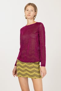 Image 2 of MAGLIA MADAGASCAR LUREX FUCSIA