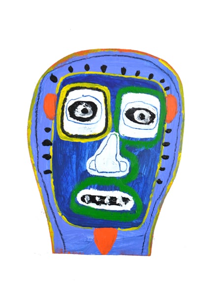 Image of Wooden Mask #7