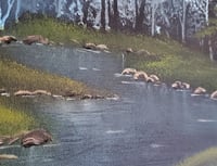 Image 3 of Quiet River - 20" x 16" Oil Painting