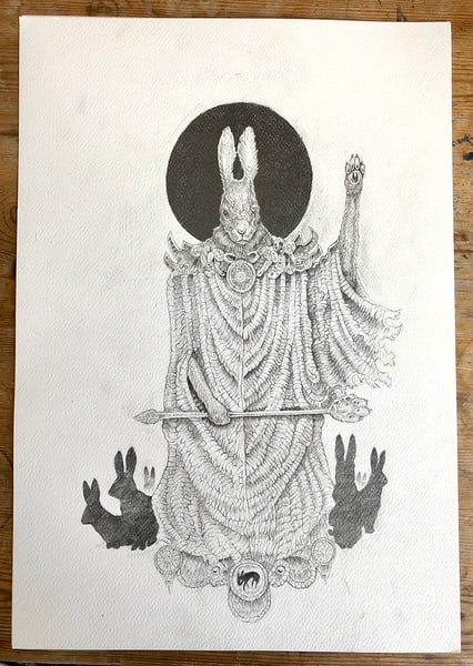 Image of The Burial 'Ni Frith' Original illustration