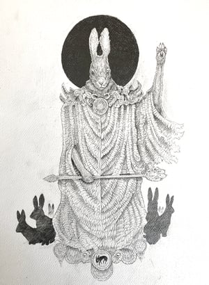 Image of The Burial 'Ni Frith' Original illustration