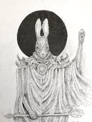 Image of The Burial 'Ni Frith' Original illustration