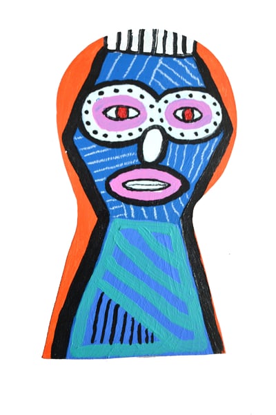 Image of Wooden Mask #5