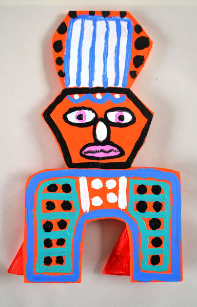 Image of Wooden Mask #8