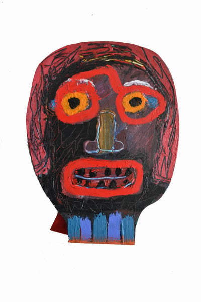 Image of Wooden Mask #6