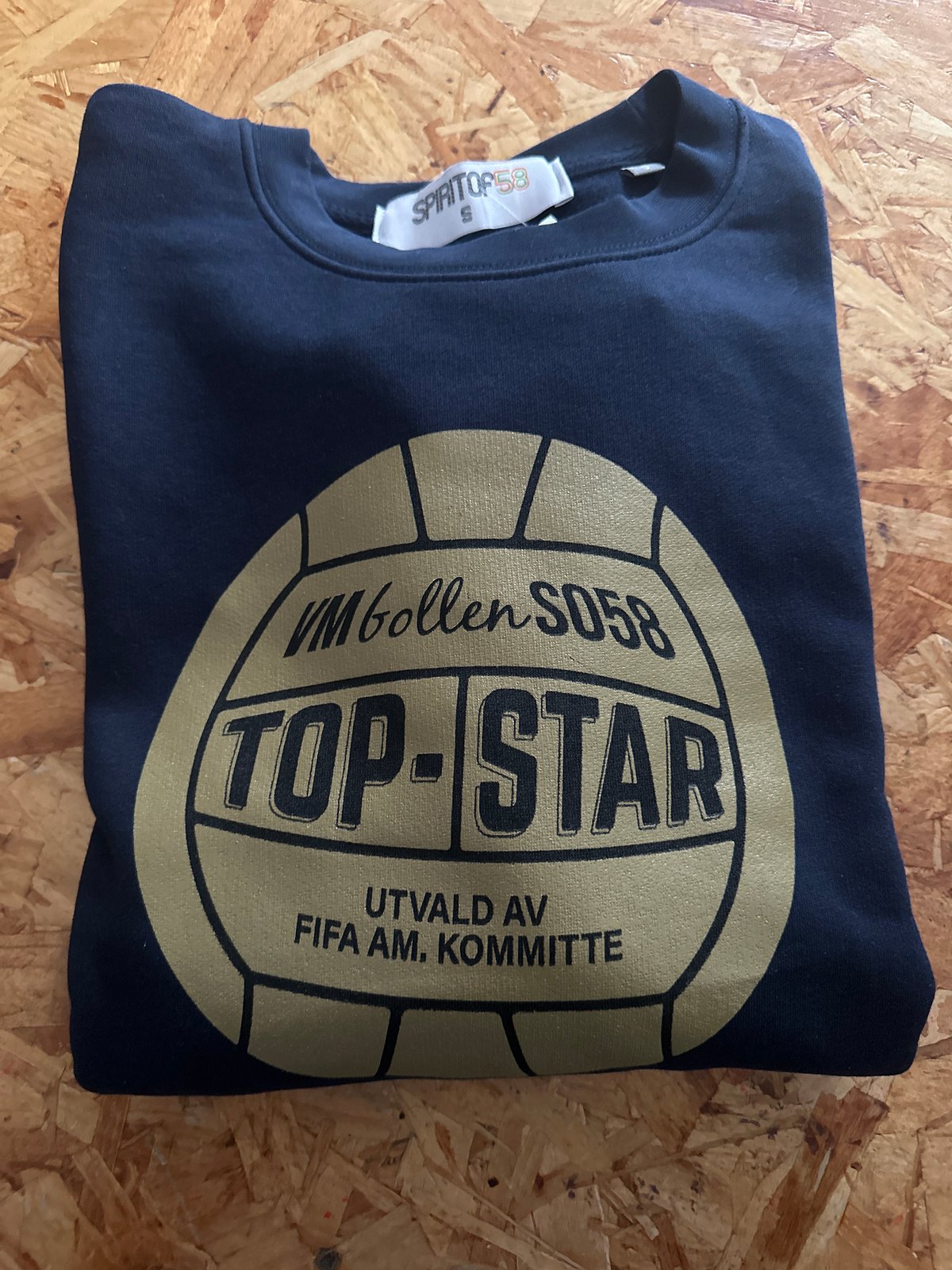 Image of Top-Star World Cup ‘58 Sweatshirt Navy 