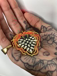 Image 1 of Sacred Heart enamel pin