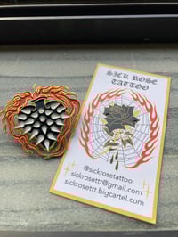 Image 4 of Sacred Heart enamel pin