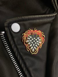 Image 2 of Sacred Heart enamel pin
