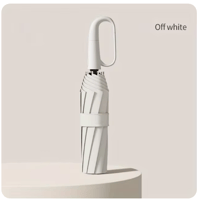 Image 1 of "Automatic Windproof Folding Umbrella with Creative Ring Buckle – Perfect for Women on the Go"