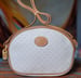 Image of Vtg Gucci White/Tan Mini Monogram Crossbody Bag