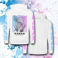 Image 2 of RDR24 COCKEREL zip hoodie white