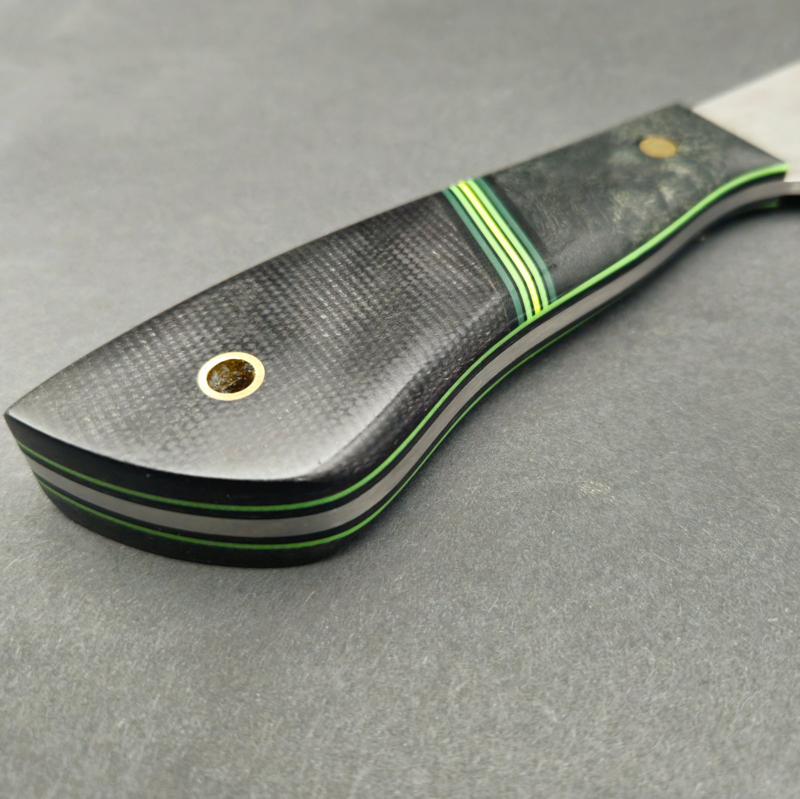 Serbian Cleaver w. Hamon II | Kanji Knives
