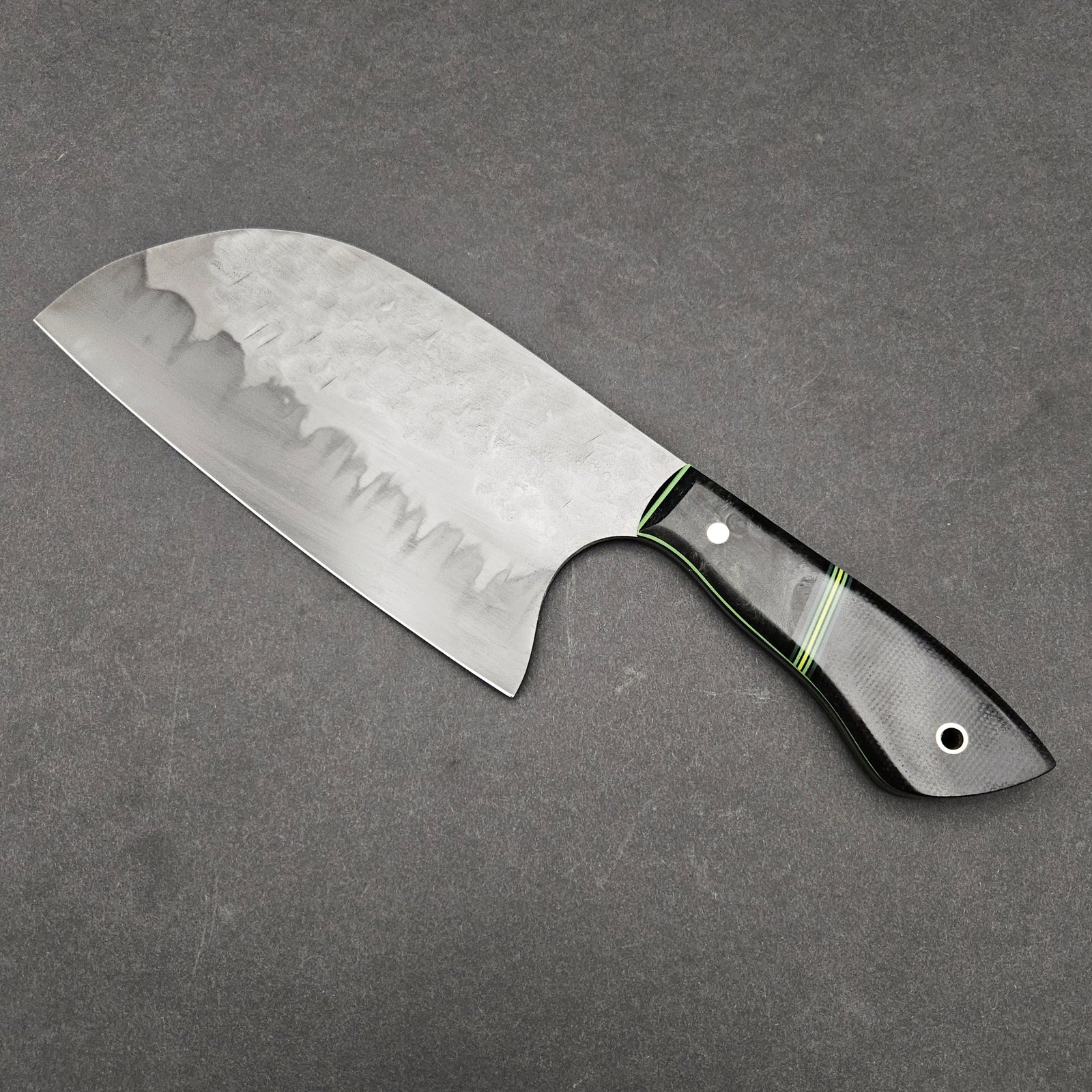 Serbian Cleaver w. Hamon II | Kanji Knives