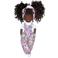 Image 1 of Sam Handmade Linen Doll (PREORDER ITEM-SHIP DATE ON OR BEFORE DECEMBER 9, 2024)