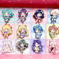 Image 3 of Sailor Pluto Chibi Pin (In hand sale)🤎