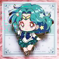 Image 1 of Sailor Neptune Chibi Pin (In-hand sale)☘️