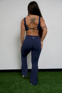Image 4 of Midnight Twist Top & Flare Leggings 