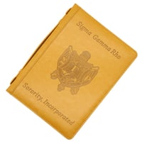 Image 1 of Leather Sigma Gamma Rho Bible/book cover-In stock