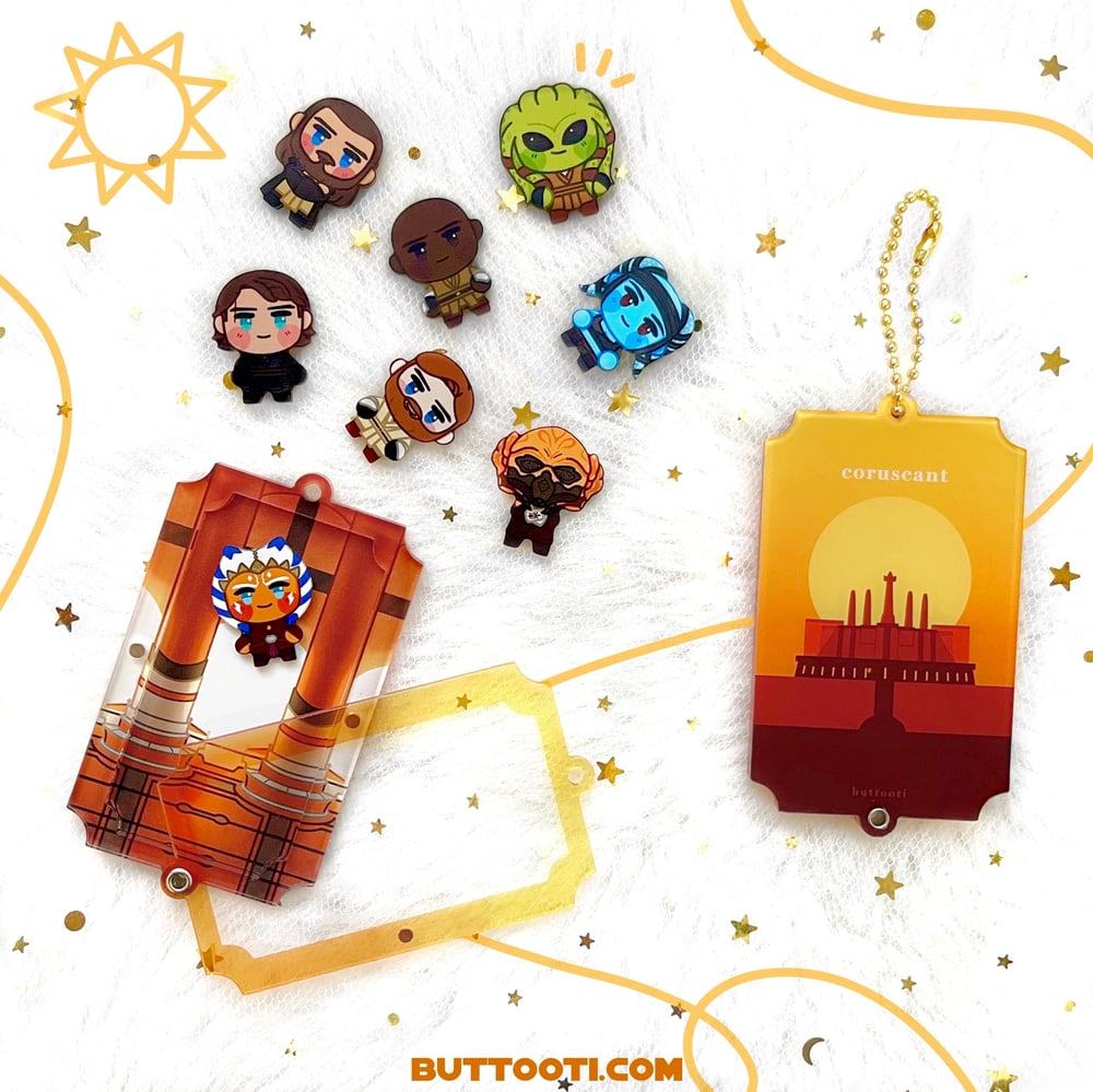 ☆ Coruscant Customizable Shaker Charm ☆