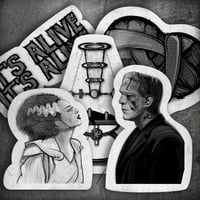 Image 1 of Frankenstein Sticker Set: Thirteenpins Original 