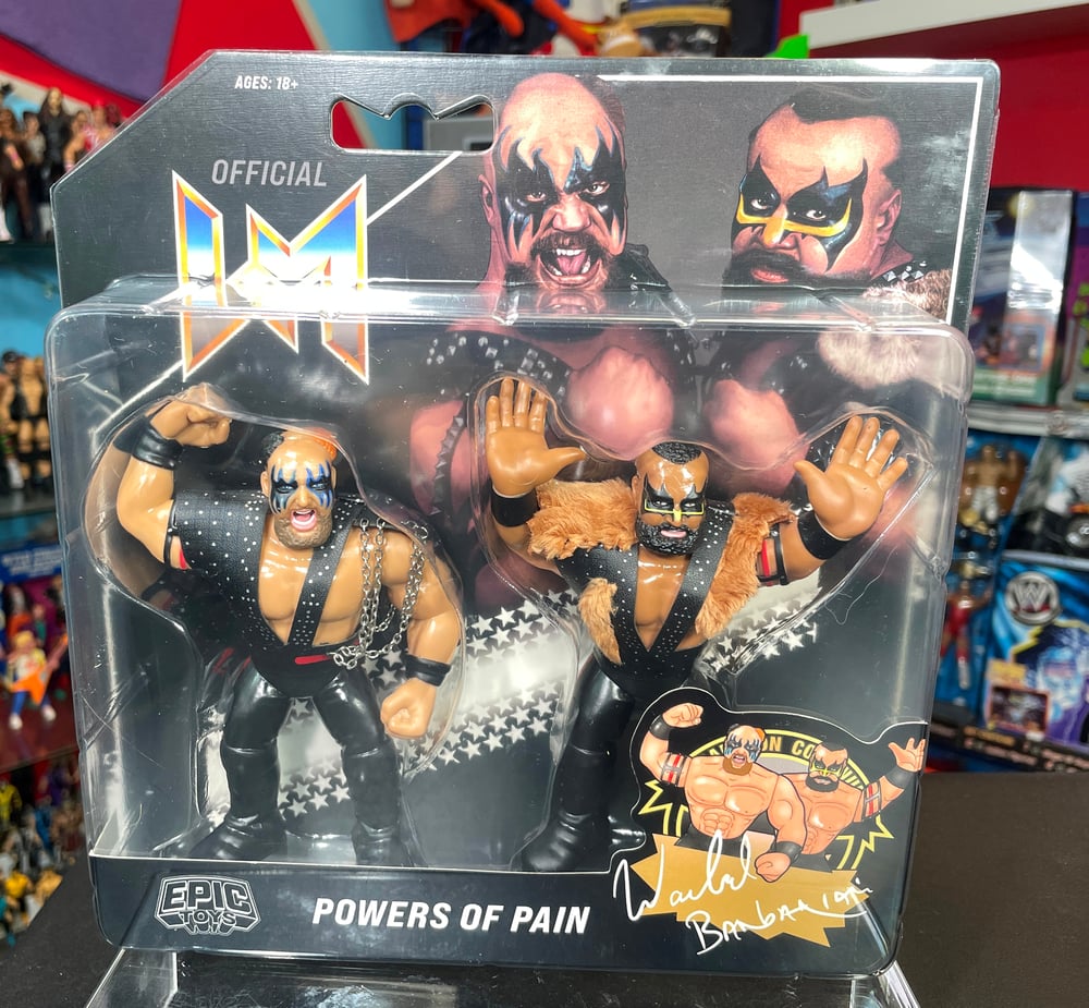 **LIMITED STOCK AVAILABLE** Powers of Pain Warlord & Barbarian Wrestling Megastars by Epic Toys