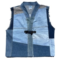 Image 2 of WALA Scrap Denim Vest