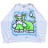 Airbrushed Bull Longsleeve Tee