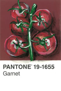 Image 1 of Garnet Tomato Pantone