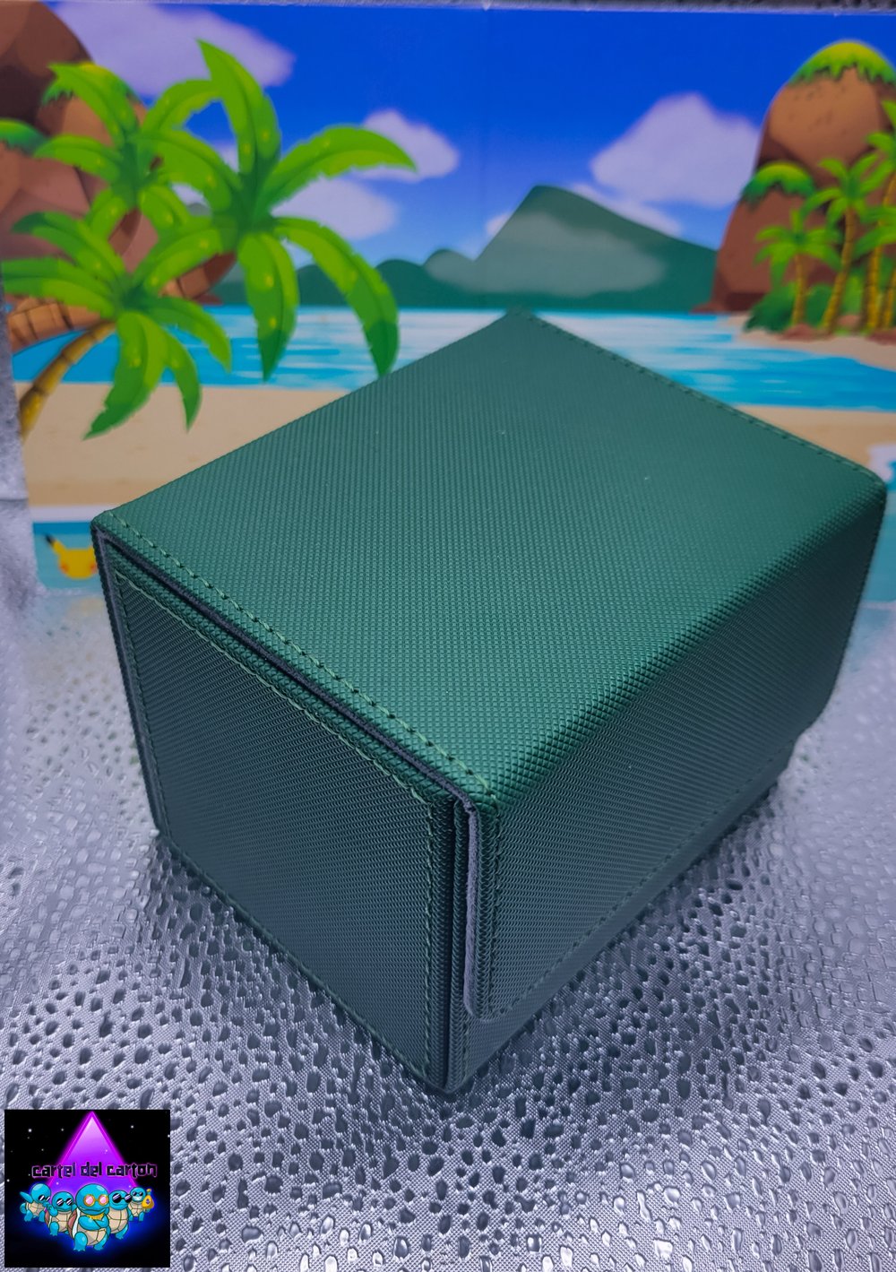 Image of Green Camo Sidewinder Deck Box & Custom dice Set(NEW)