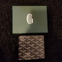 Image 1 of Goyard Wallet Black & Brown