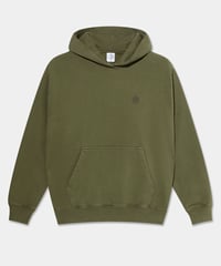 Image 1 of POLAR_ED PATCH HOODIE :::UNIFORM GREEN:::