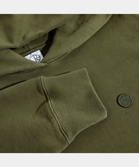 Image 3 of POLAR_ED PATCH HOODIE :::UNIFORM GREEN:::