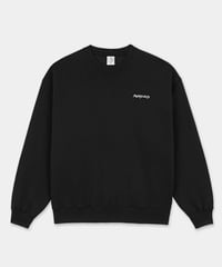 Image 1 of POLAR_DAVE SURF LOGO CREWNECK :::BLACK:::  