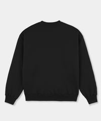 Image 2 of POLAR_DAVE SURF LOGO CREWNECK :::BLACK:::  