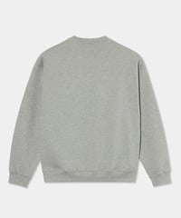 Image 2 of POLAR_DAVE SURF LOGO CREWNECK :::HEATHER GREY:::