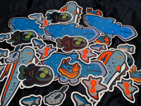 Image 1 of Deep Sea Sticker Pack