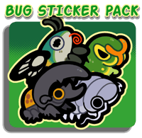 Image 3 of Bug Sticker Set